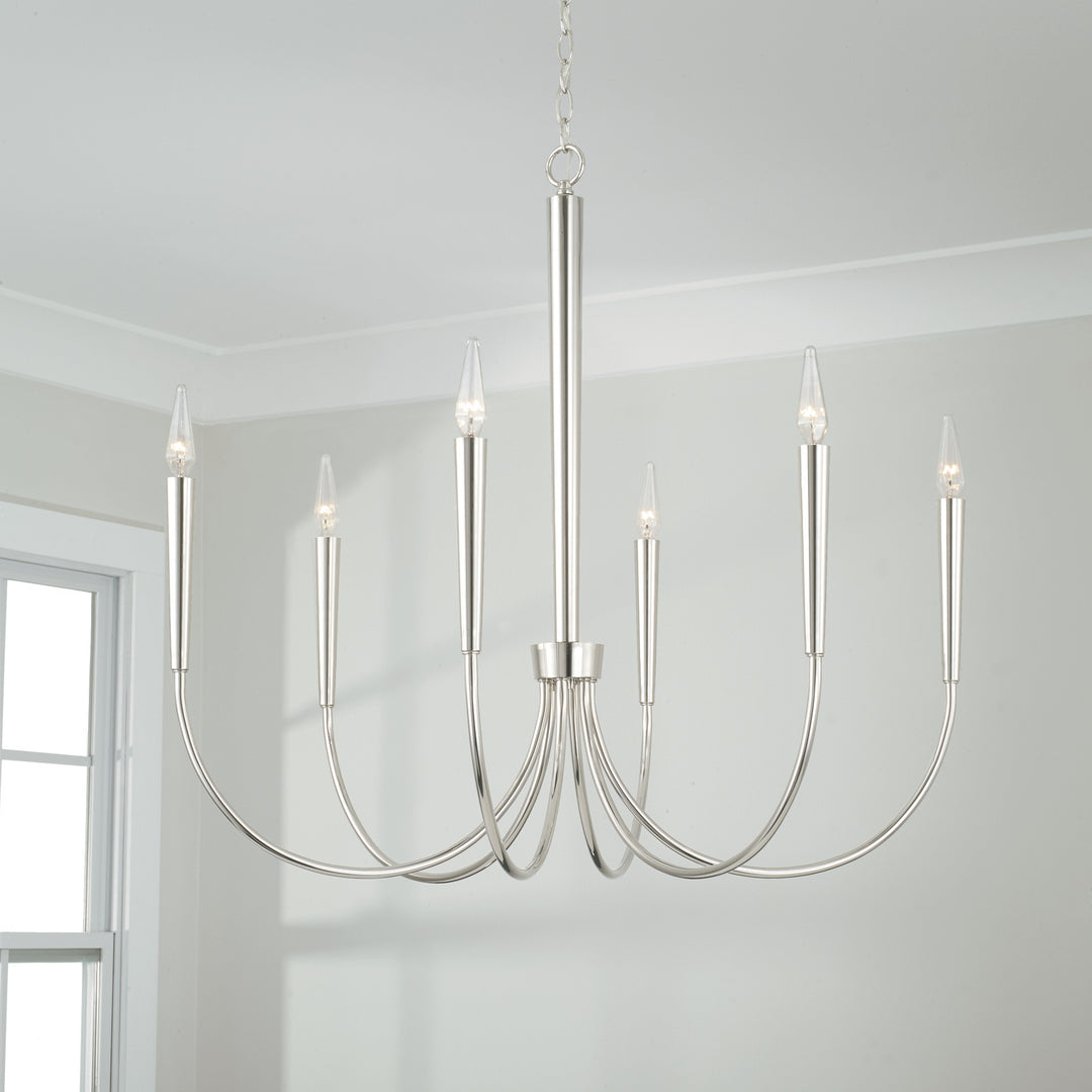 Capital Lighting Six Light Chandelier