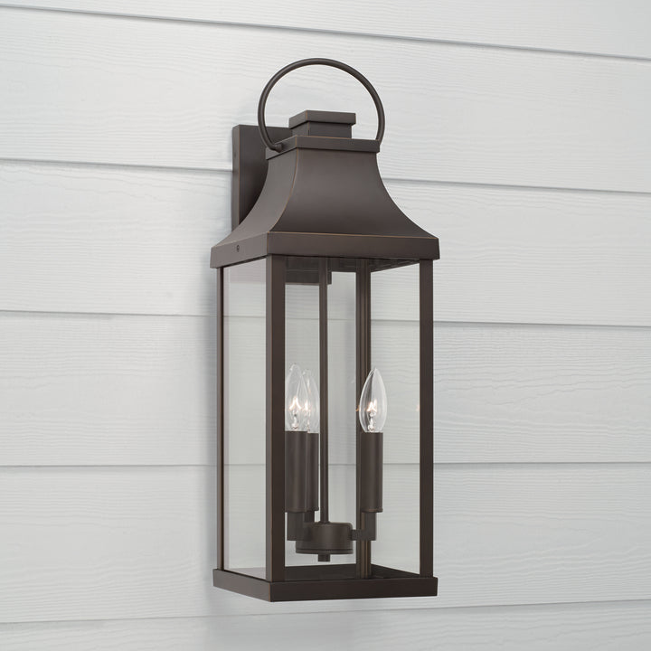 Capital Lighting Three Light Outdoor Wall Lantern