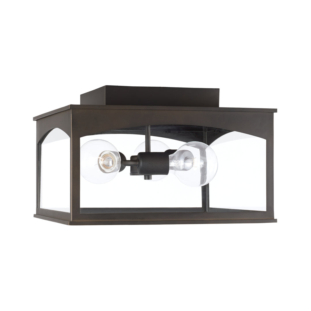 Capital Lighting Three Light Outdoor Flush Mount