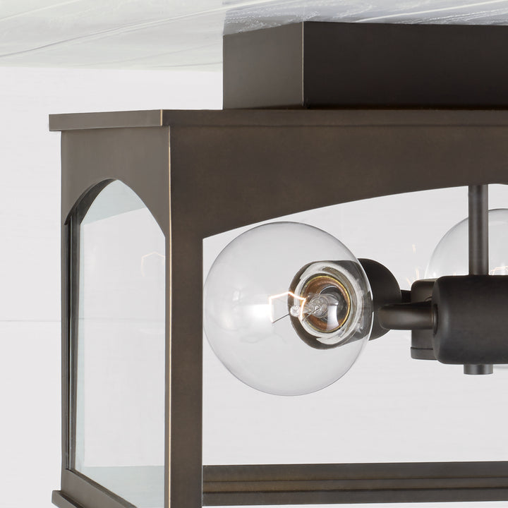 Capital Lighting Three Light Outdoor Flush Mount