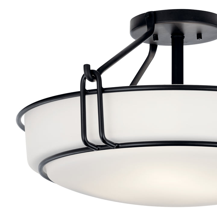 Kichler Four Light Semi Flush Mount