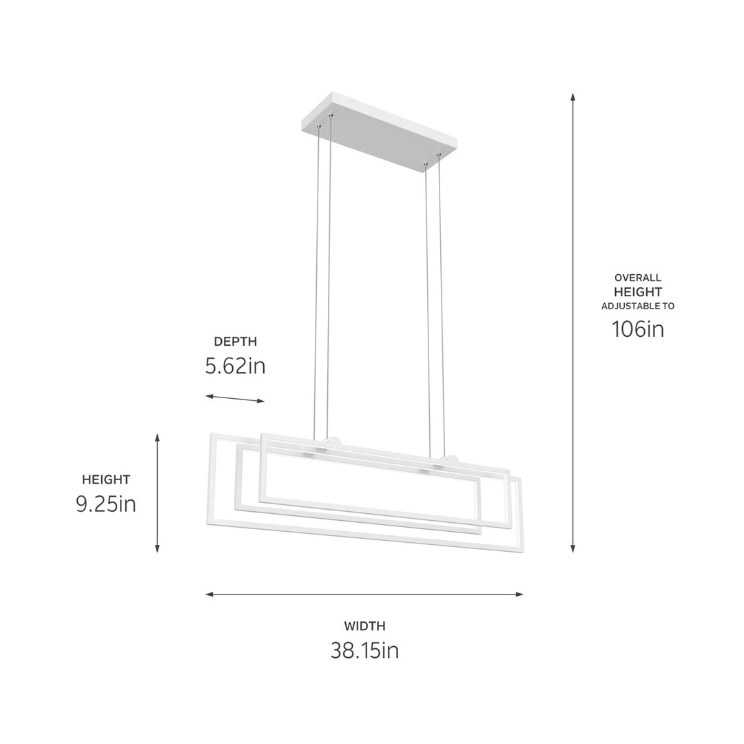 Kichler LED Linear Chandelier