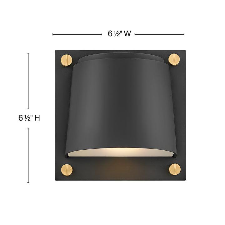 Scout LED Wall Mount in Black