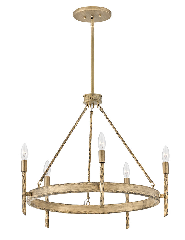 Tress LED Pendant in Champagne Gold