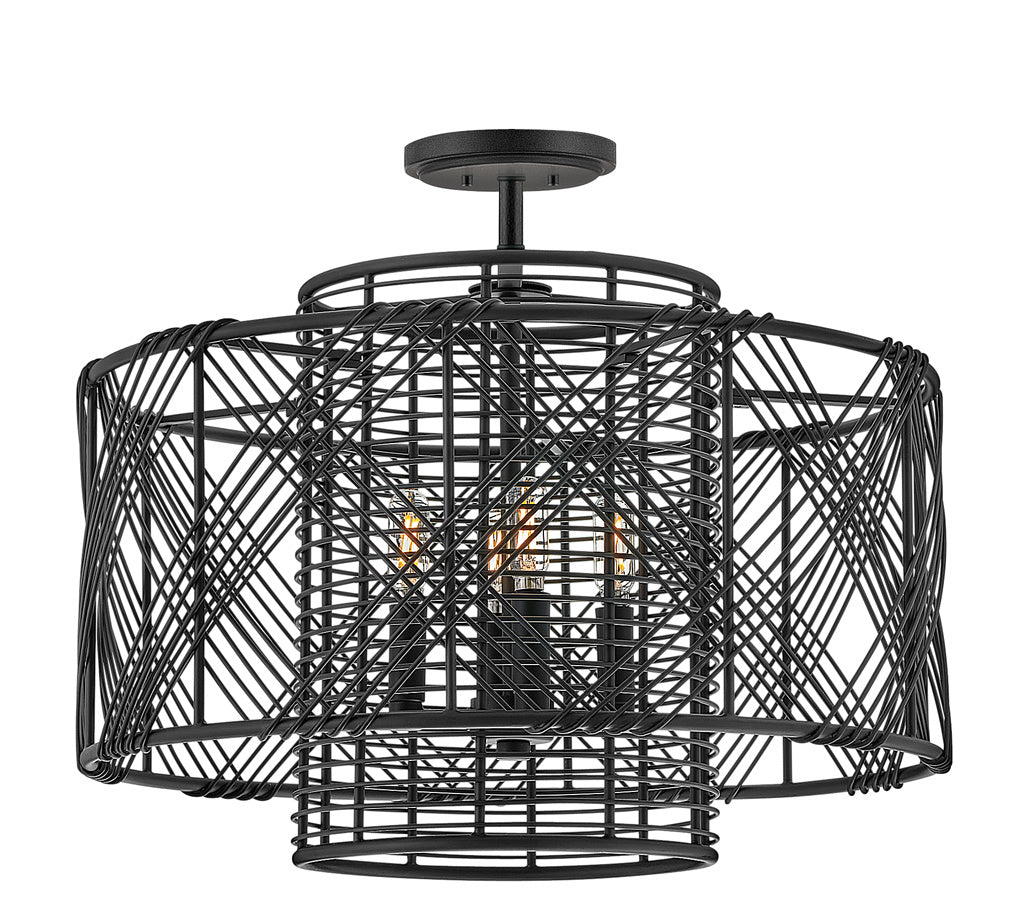 Nikko LED Pendant in Black