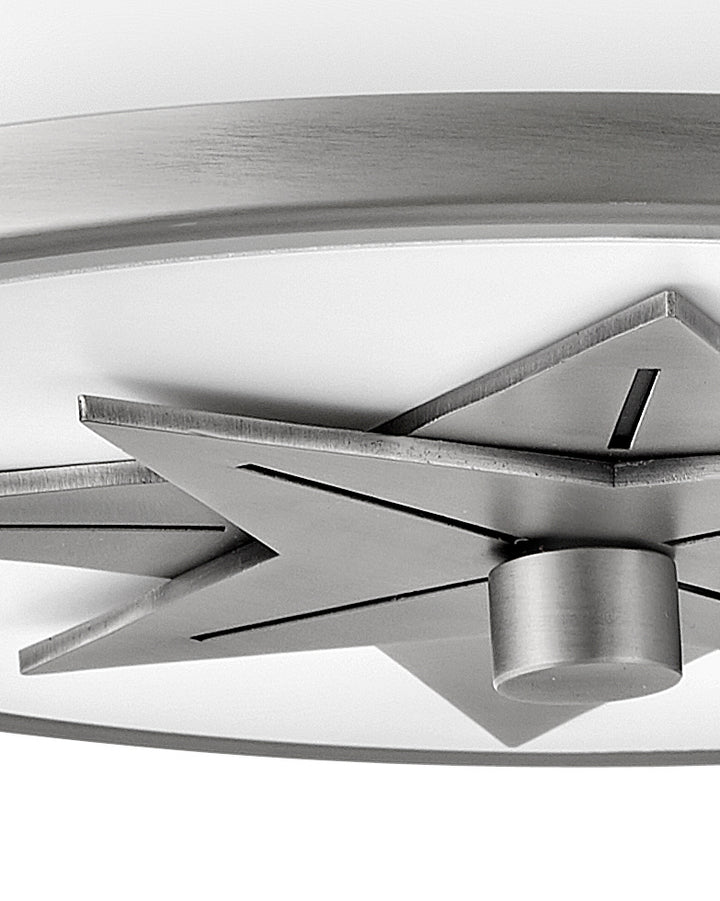 Montrose LED Flush Mount in Antique Nickel