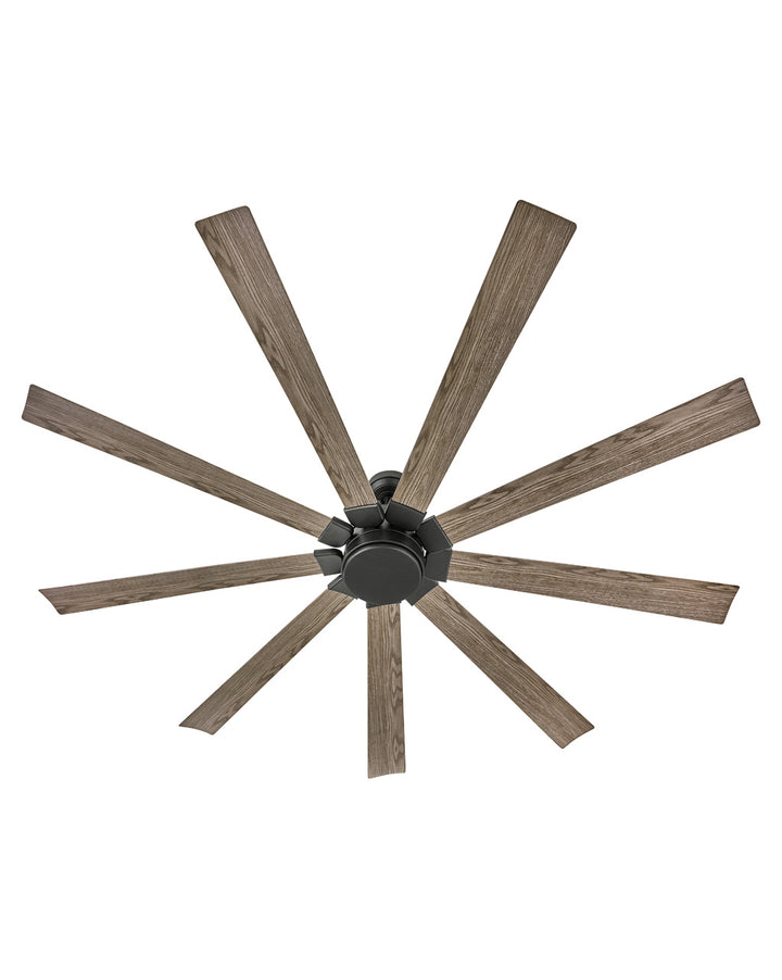 Turbine 80" Ceiling Fan in Matte Black