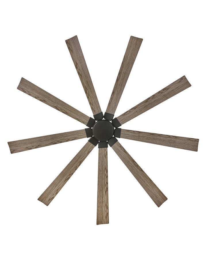 Turbine 80" Ceiling Fan in Matte Black