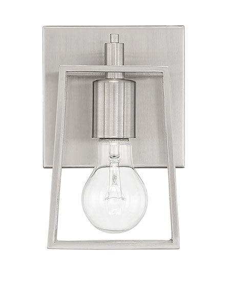 Dunn One Light Wall Sconce in Brushed Polished Nickel