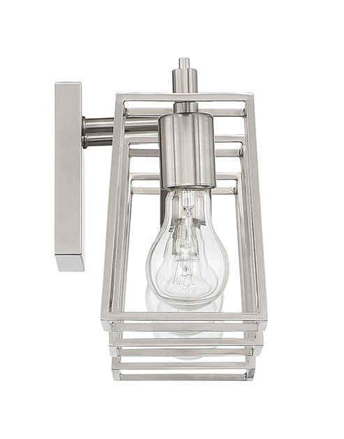 Dunn Three Light Vanity in Brushed Polished Nickel