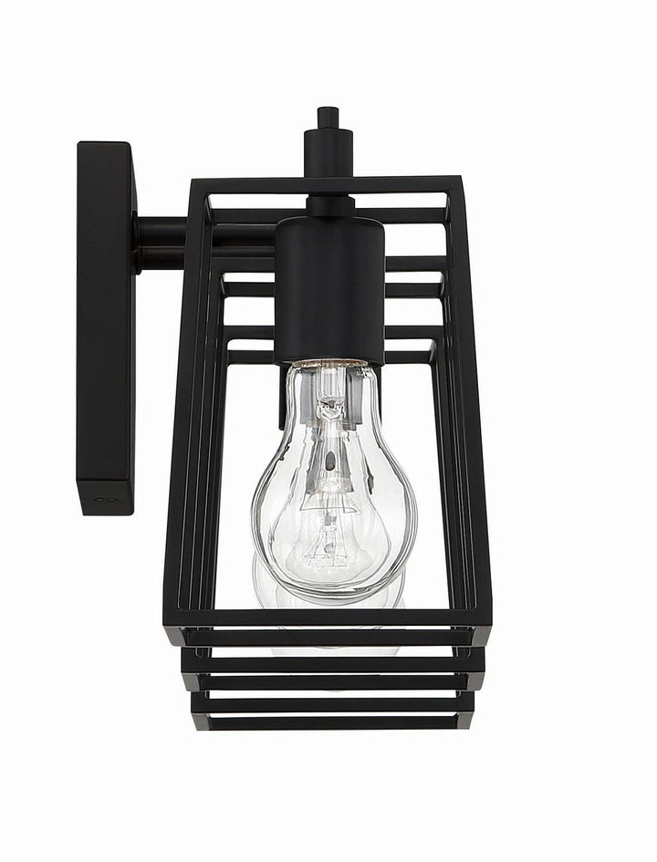 Dunn Three Light Vanity in Flat Black