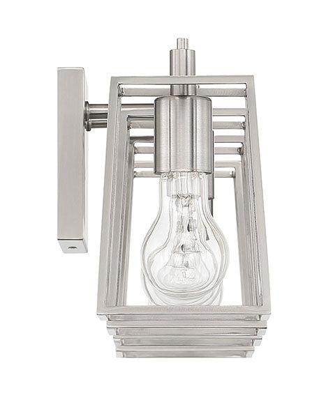 Dunn Four Light Vanity in Brushed Polished Nickel