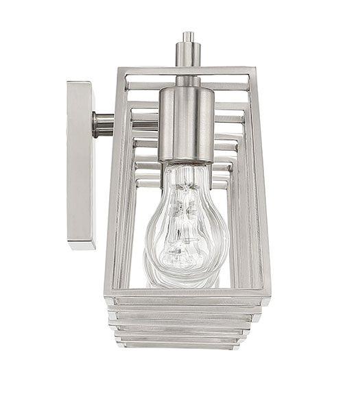 Dunn Five Light Vanity in Brushed Polished Nickel