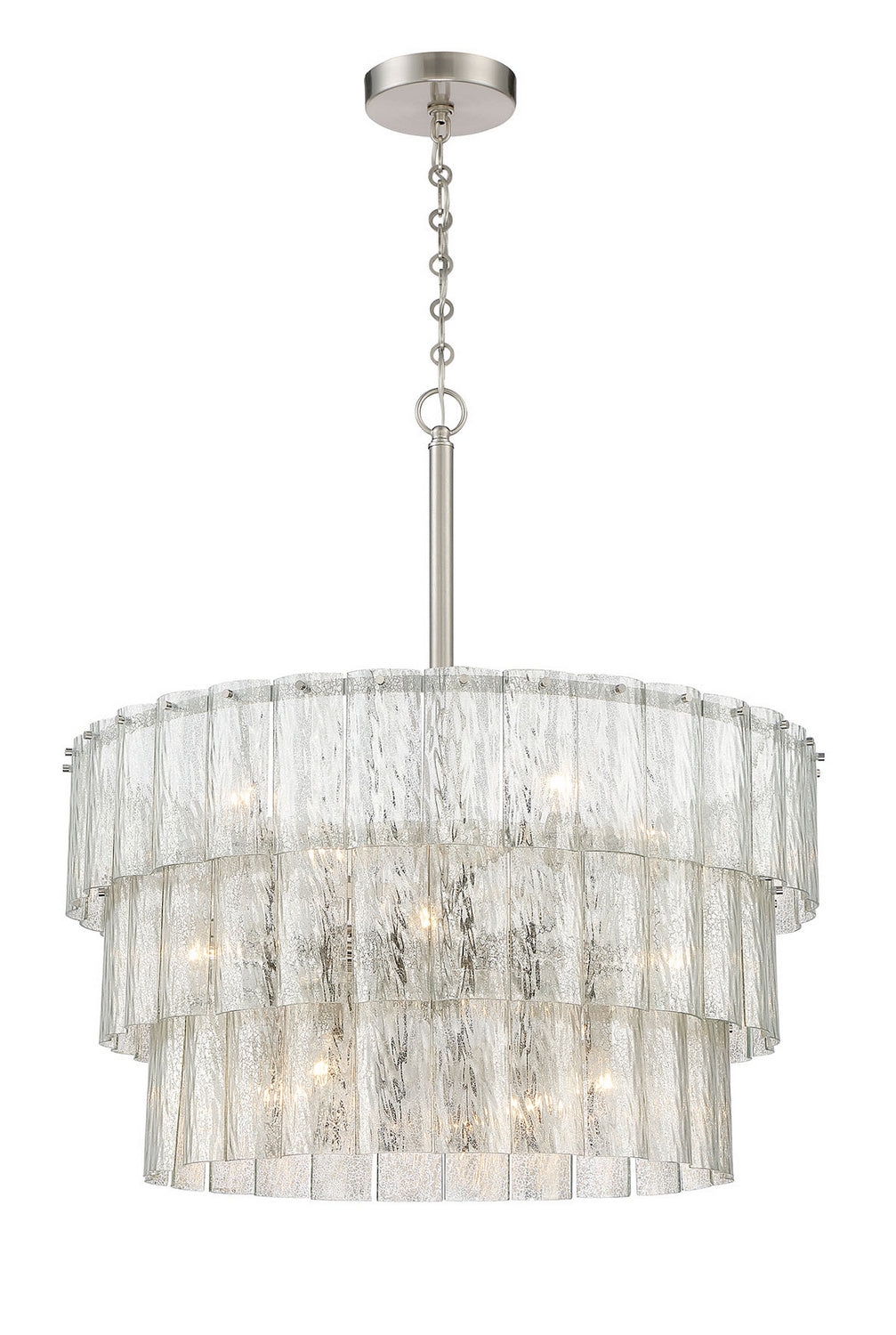 Museo 12 Light Pendant in Brushed Polished Nickel