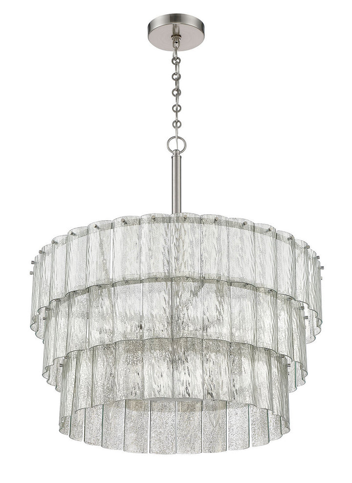 Museo 12 Light Pendant in Brushed Polished Nickel