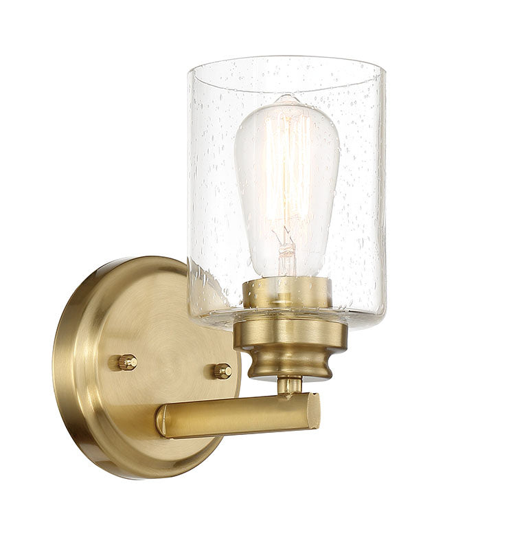 Bolden One Light Wall Sconce in Satin Brass