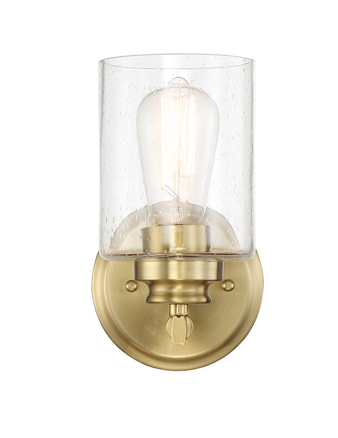 Bolden One Light Wall Sconce in Satin Brass