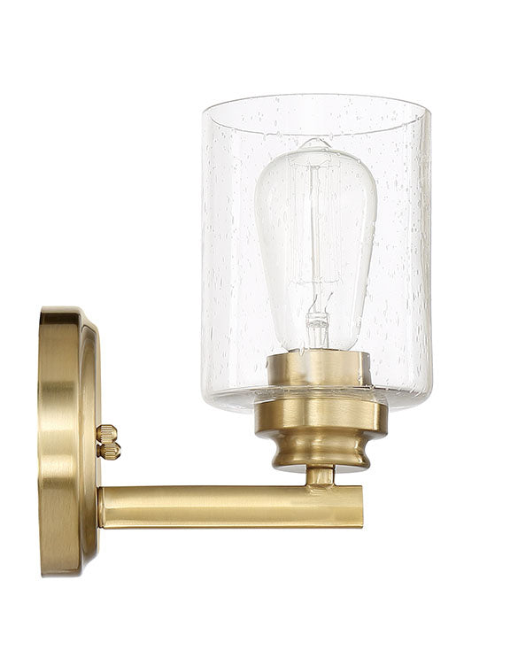 Bolden One Light Wall Sconce in Satin Brass