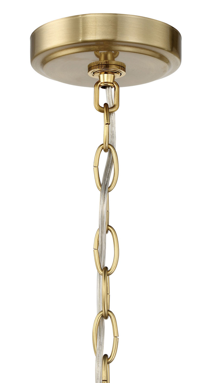 Bolden Six Light Foyer Chandelier in Satin Brass