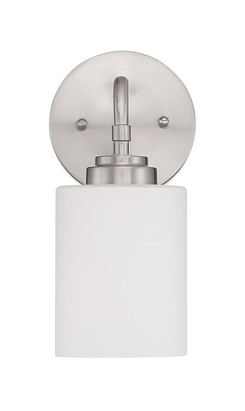 Stowe One Light Wall Sconce in Brushed Polished Nickel