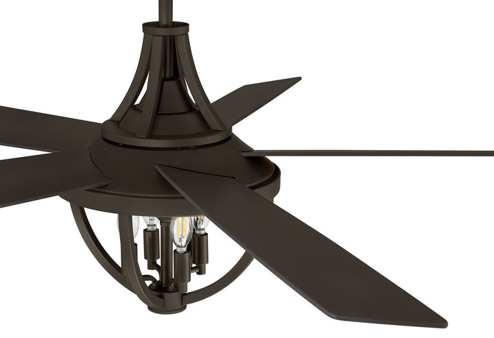 Craftmade Nash 56" Indoor/Outdoor Ceiling Fan with LED Light and Wall Control plus Remote