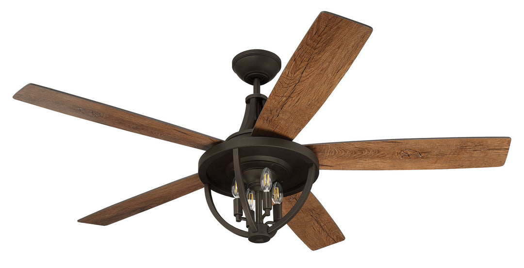 Craftmade Nash 56" Indoor/Outdoor Ceiling Fan with LED Light and Wall Control plus Remote