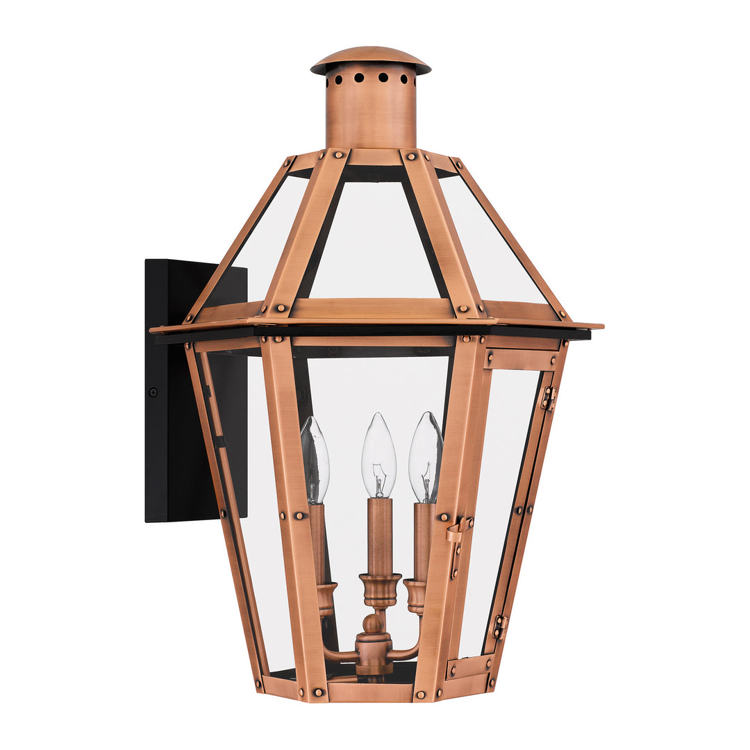 Quoizel Three Light Outdoor Wall Lantern