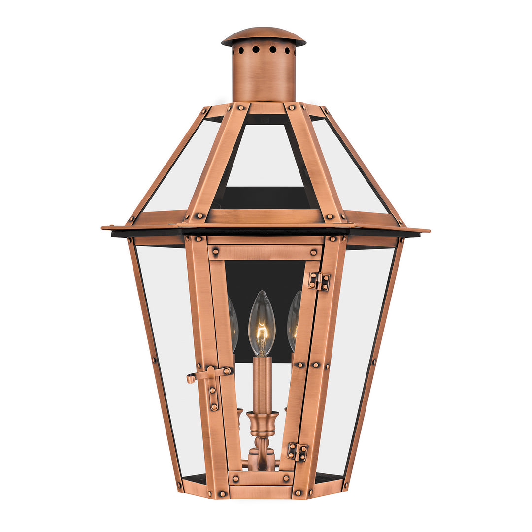 Quoizel Three Light Outdoor Wall Lantern