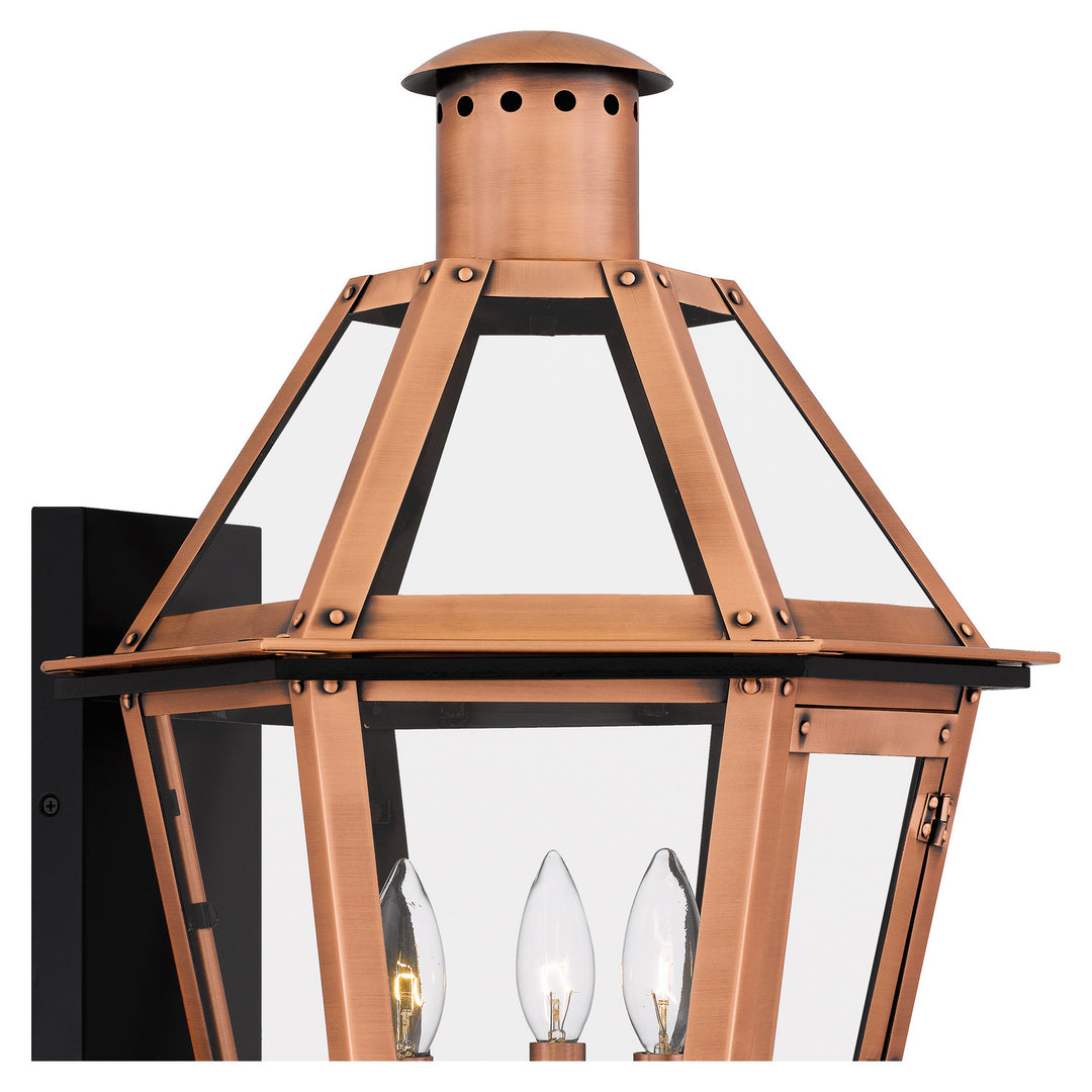 Quoizel Three Light Outdoor Wall Lantern