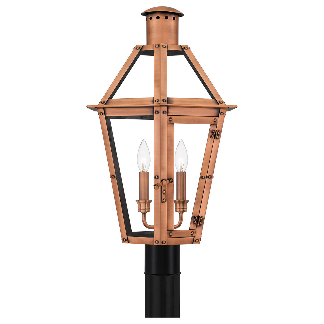 Quoizel Three Light Outdoor Post Lantern