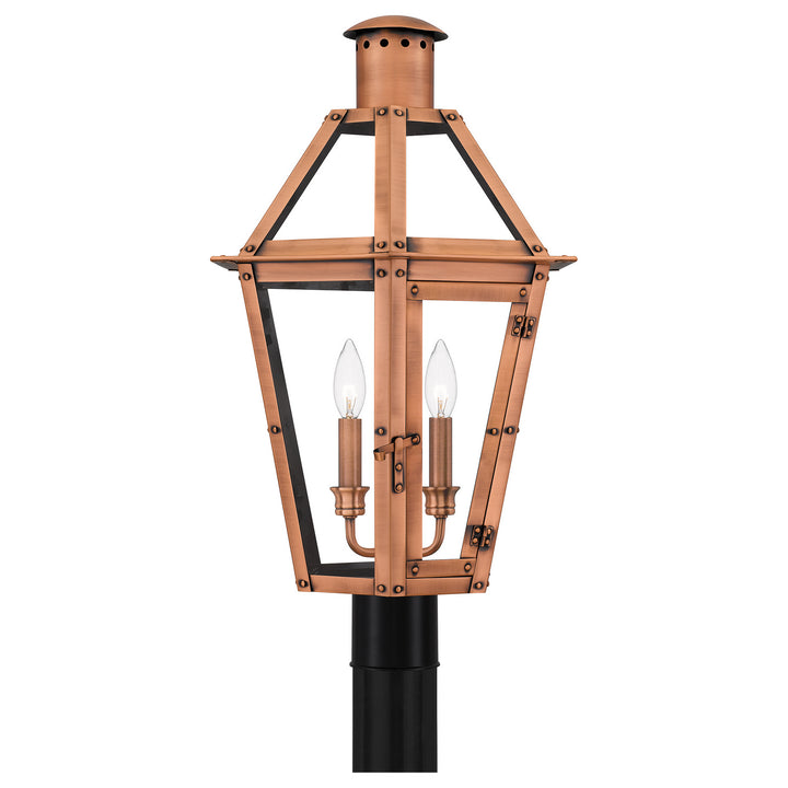 Quoizel Three Light Outdoor Post Lantern