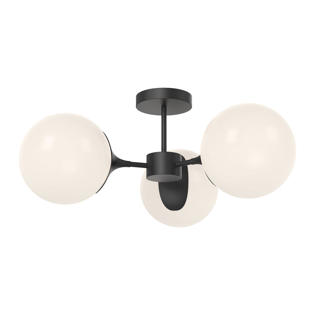 Alora Three Light Semi-Flush Mount