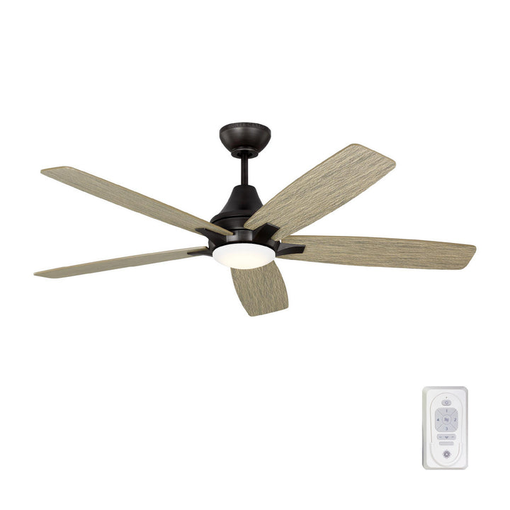 Generation Lighting Lowden 52'' Indoor/Outdoor Ceiling Fan with 20W LED and Remote