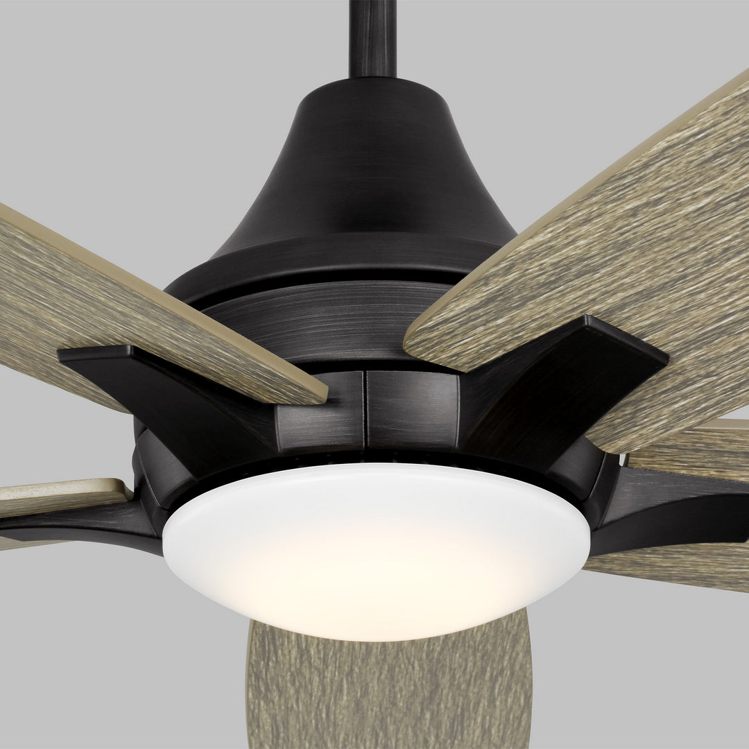 Generation Lighting Lowden 52'' Indoor/Outdoor Ceiling Fan with 20W LED and Remote