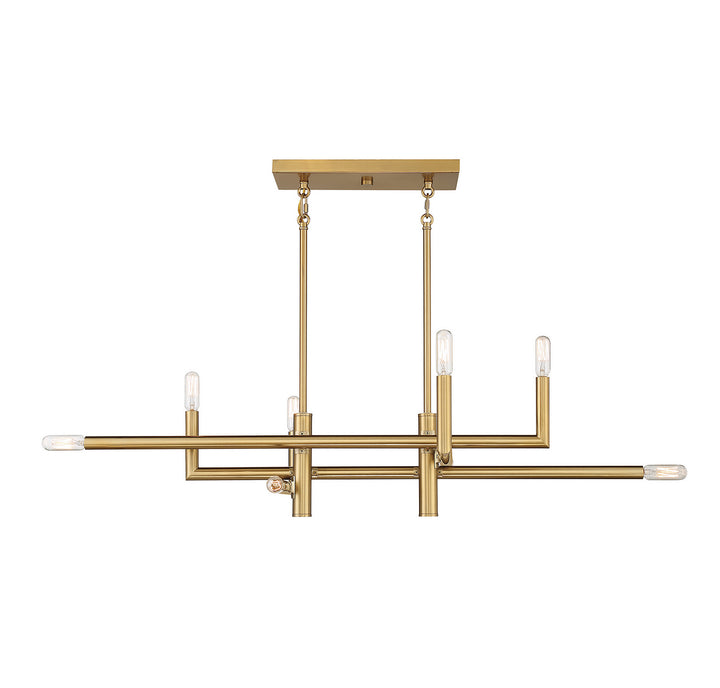 Savoy House Cristofer Eight Light Linear Chandelier