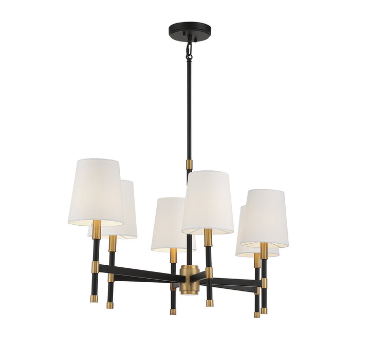 Savoy House Brody Six Light Linear Chandelier