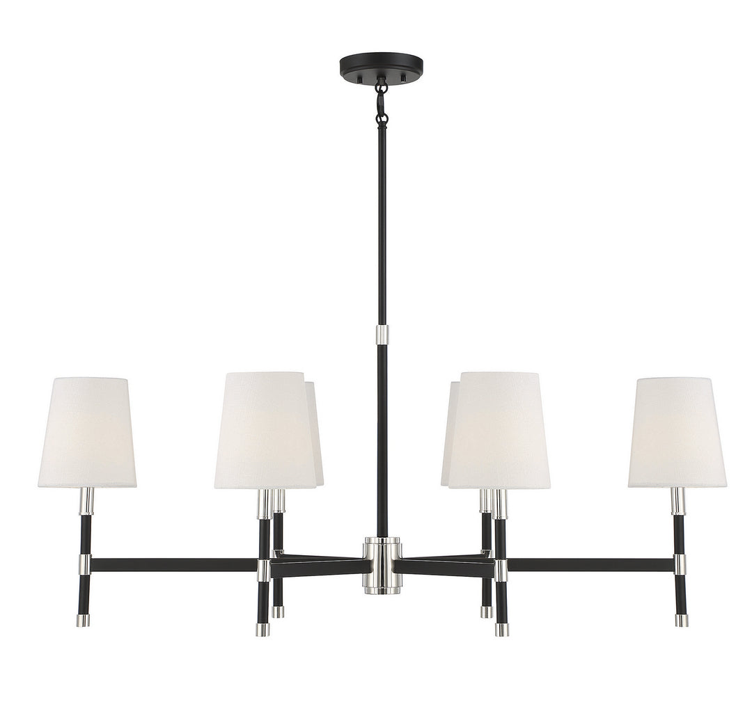 Savoy House Brody Six Light Linear Chandelier