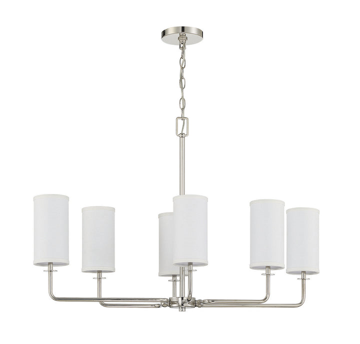 Savoy House Powell Six Light Linear Chandelier