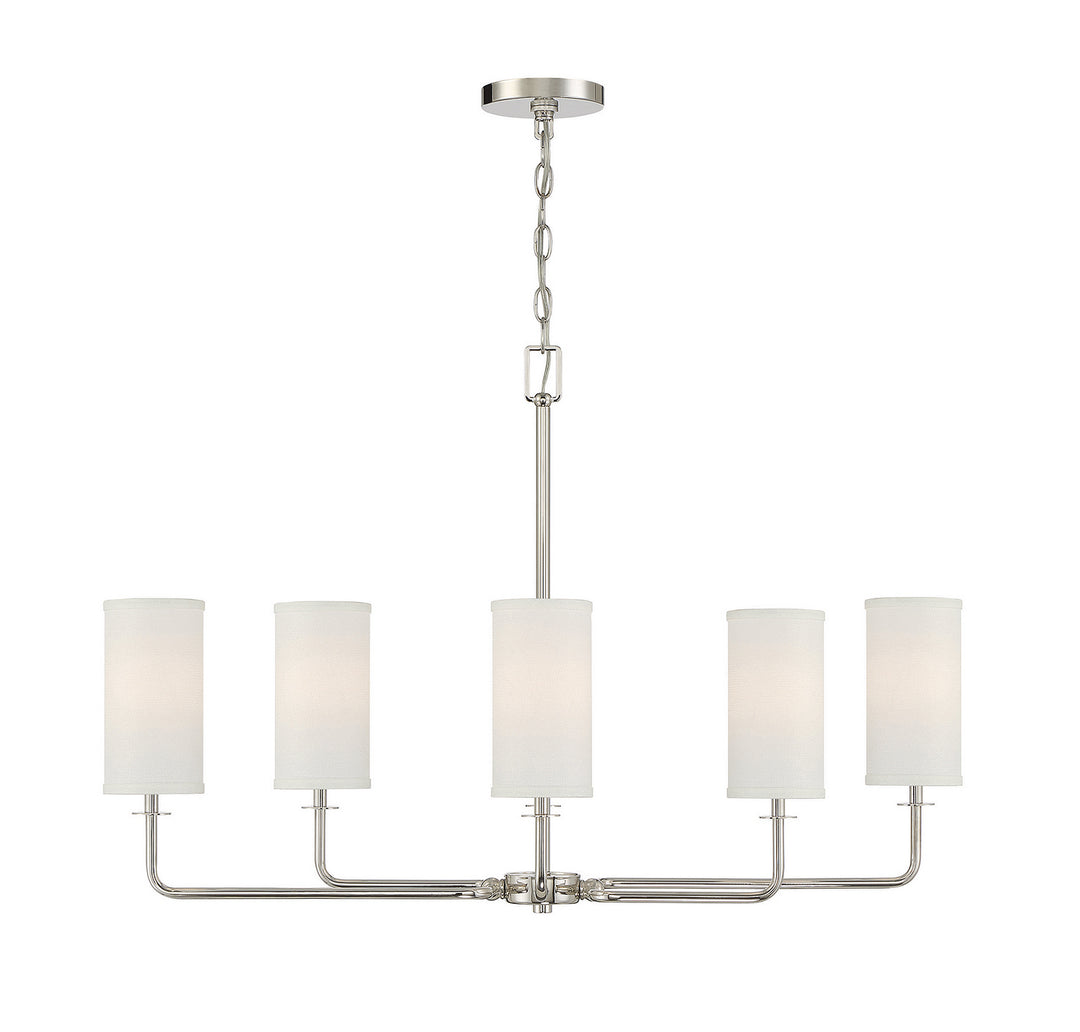 Savoy House Powell Six Light Linear Chandelier