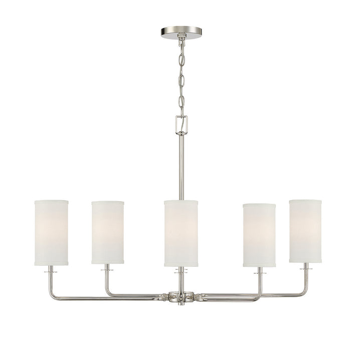 Savoy House Powell Six Light Linear Chandelier