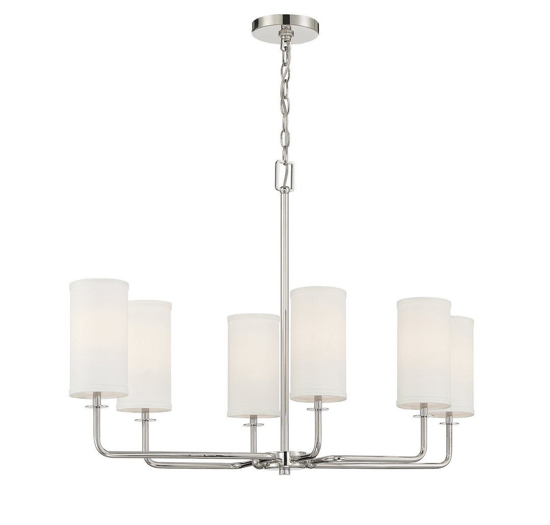 Savoy House Powell Six Light Linear Chandelier