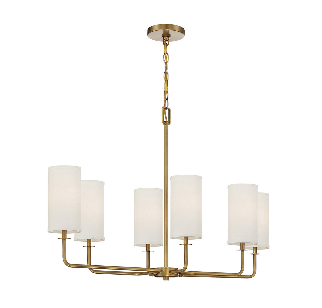 Savoy House Powell Six Light Linear Chandelier