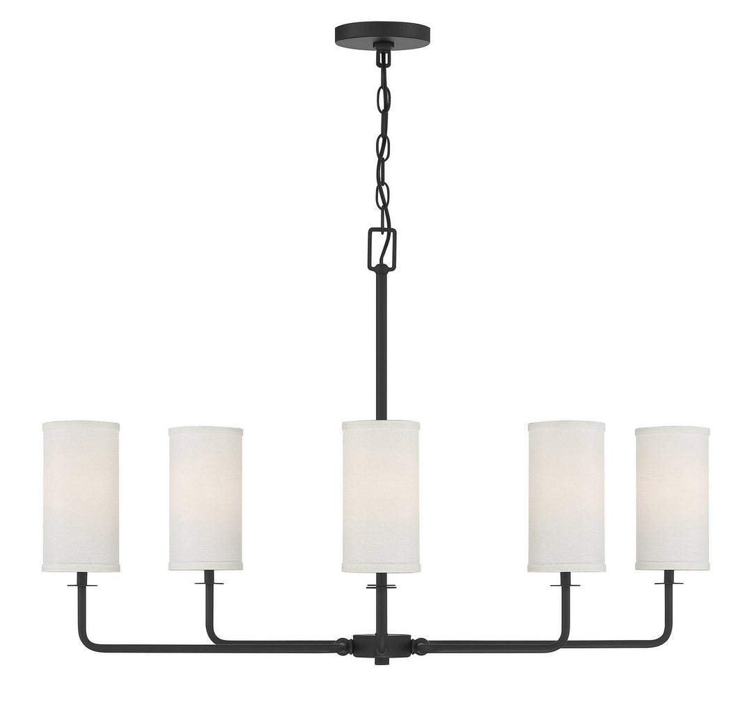 Savoy House Powell Six Light Linear Chandelier