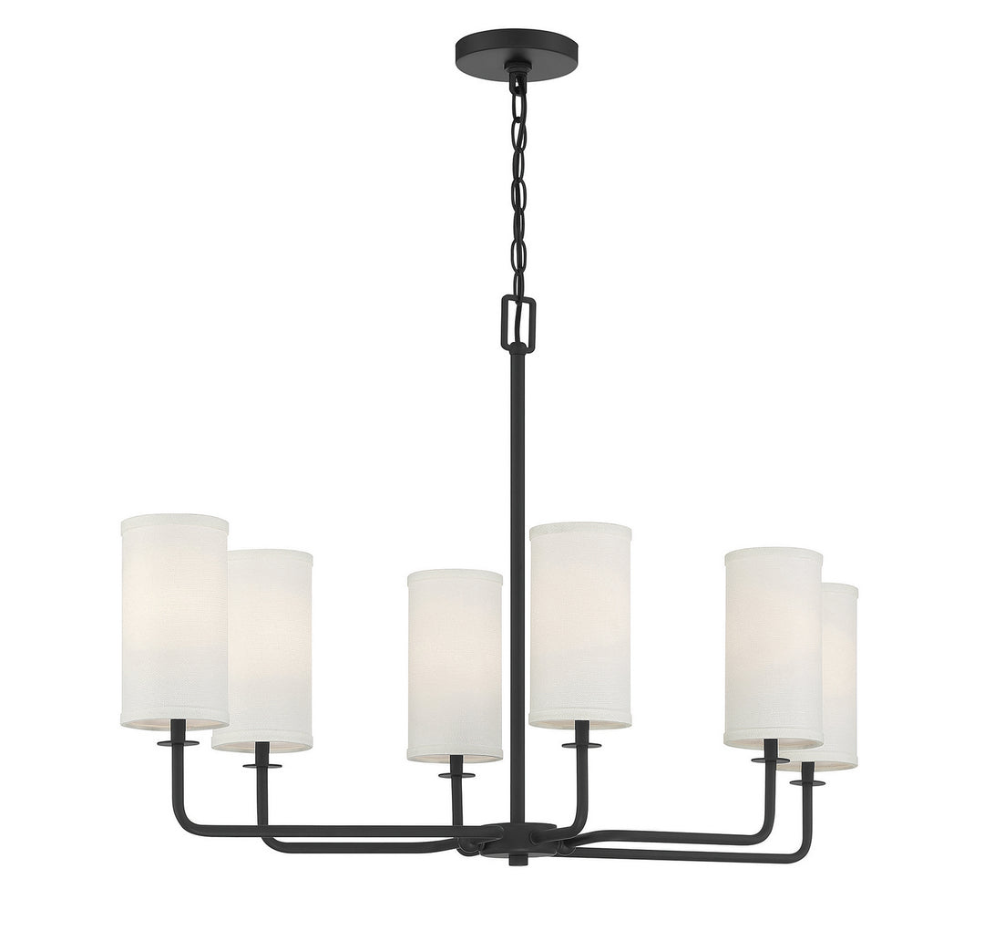 Savoy House Powell Six Light Linear Chandelier