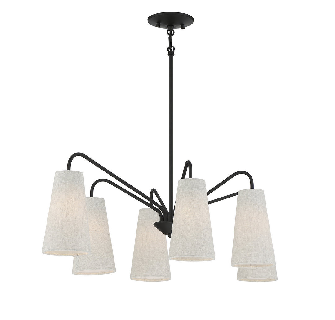 Savoy House Edgewood Six Light Linear Chandelier