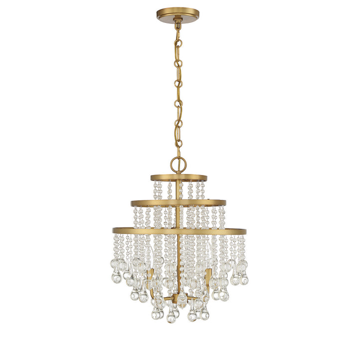 Savoy House Luna Three Light Mini Chandelier