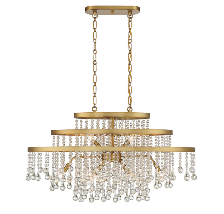 Savoy House Luna Ten Light Chandelier