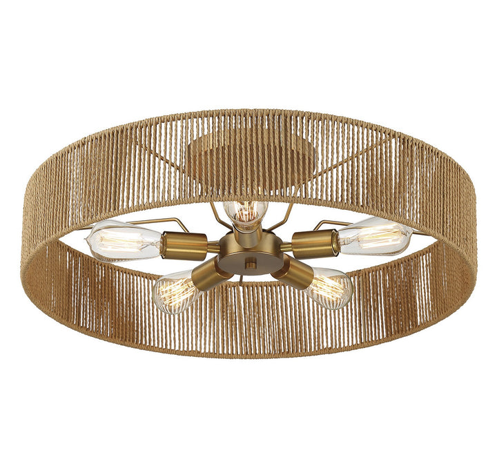 Savoy House Ashe Five Light Semi Flush Mount