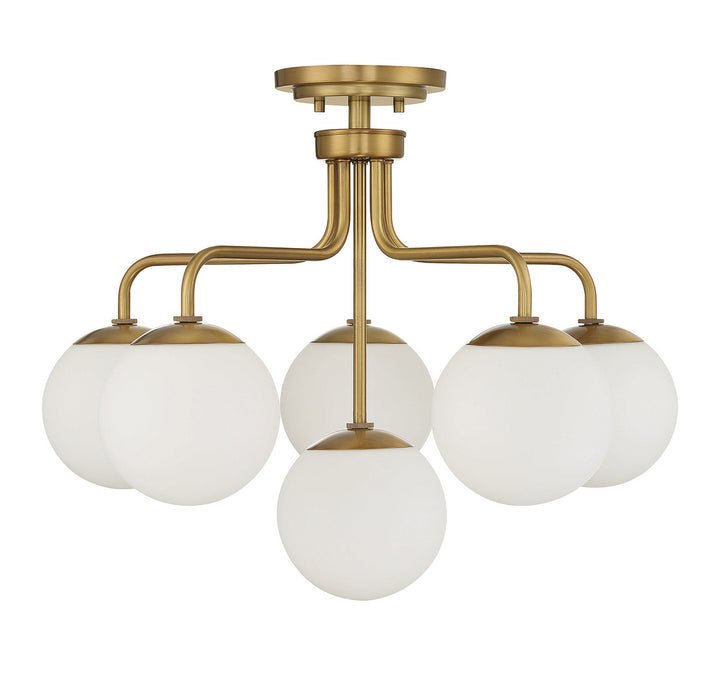 Savoy House Marco Six Light Semi-Flush Mount