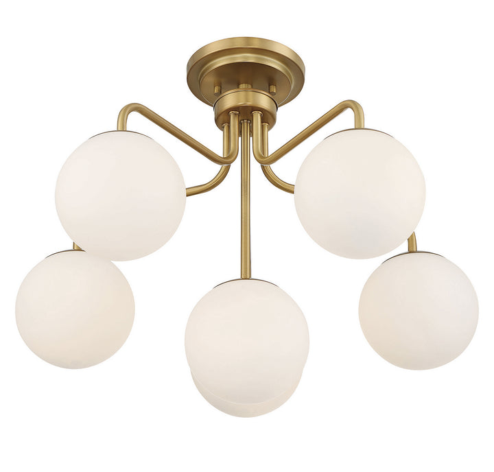 Savoy House Marco Six Light Semi-Flush Mount